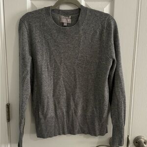 J. Crew Gray Crew Neck Sweater
